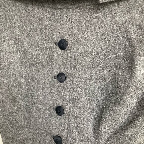 Marc Jacobs Gray Wool Retro Shift Dress - Picture 2 of 6